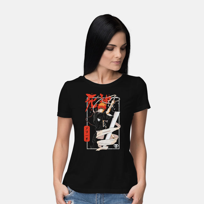 Samurai Ichigo-womens basic tee-Bellades