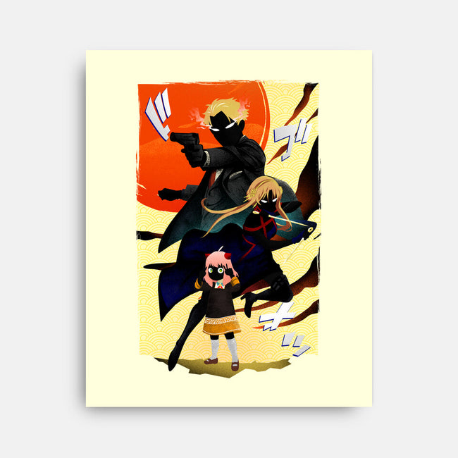 Spy Parents-none stretched canvas-bellahoang