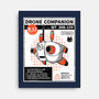 Drone Companion-none stretched canvas-paulagarcia