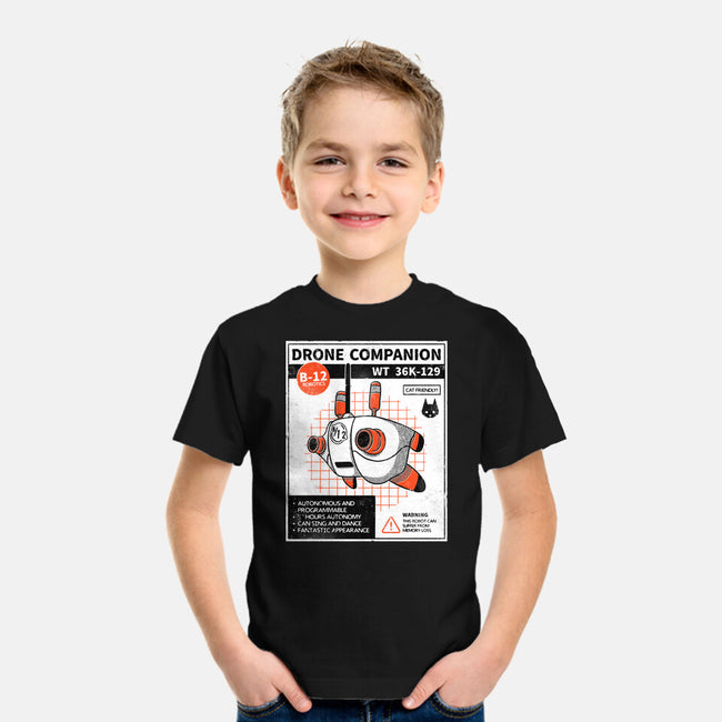 Drone Companion-youth basic tee-paulagarcia