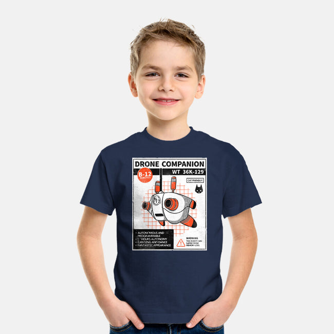 Drone Companion-youth basic tee-paulagarcia