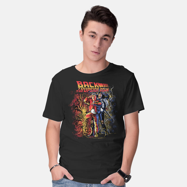 Back To The Upside Down-mens basic tee-zascanauta