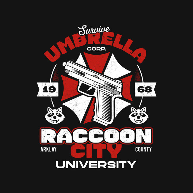 Survive Raccoon University-none basic tote bag-Logozaste