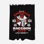 Survive Raccoon University-none polyester shower curtain-Logozaste