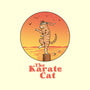 The Karate Cat-none polyester shower curtain-vp021