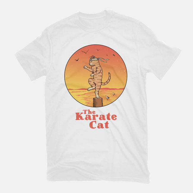 The Karate Cat-womens basic tee-vp021