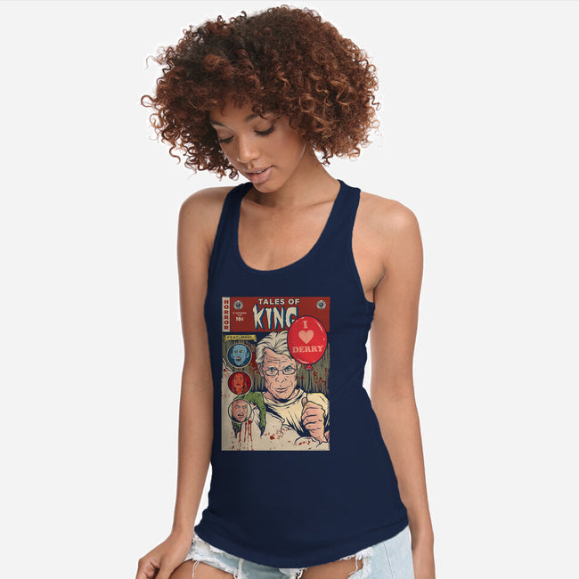Tales Of King-womens racerback tank-Green Devil