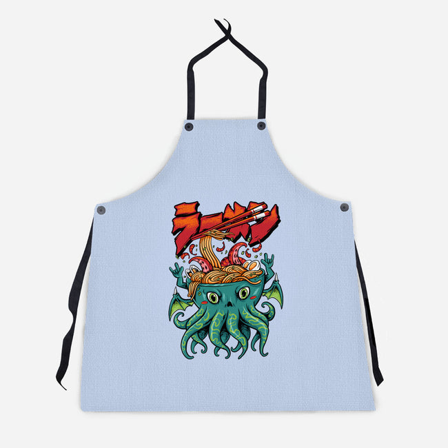 Cthulhu Noodles-unisex kitchen apron-spoilerinc