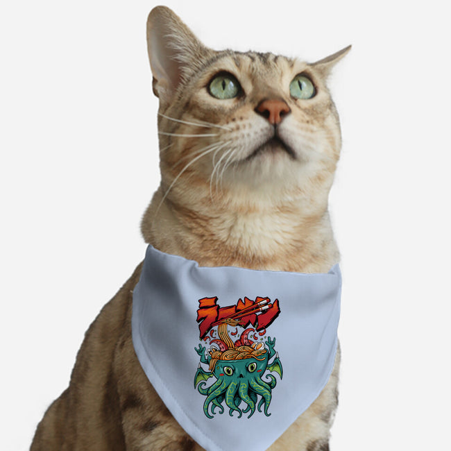 Cthulhu Noodles-cat adjustable pet collar-spoilerinc