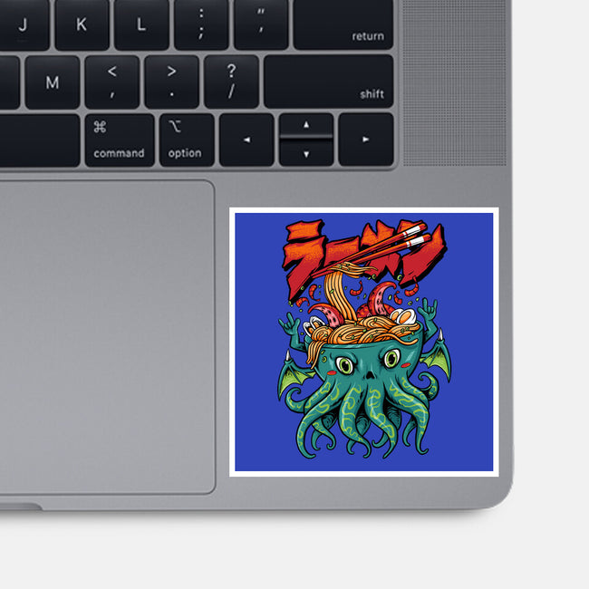 Cthulhu Noodles-none glossy sticker-spoilerinc
