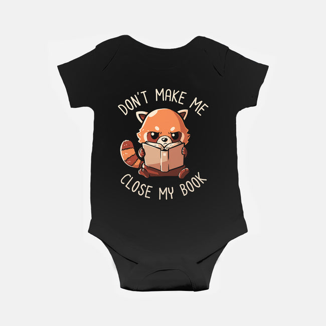 Don't Make Me Close My Book-baby basic onesie-koalastudio