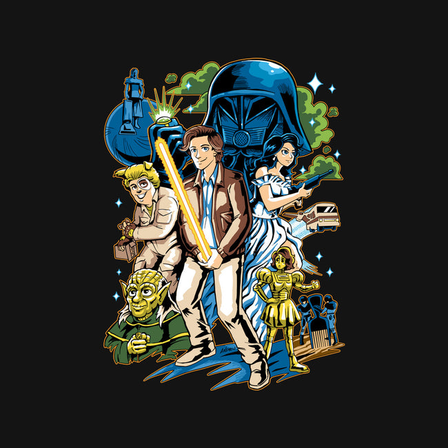 Crazy Space-none fleece blanket-Andriu