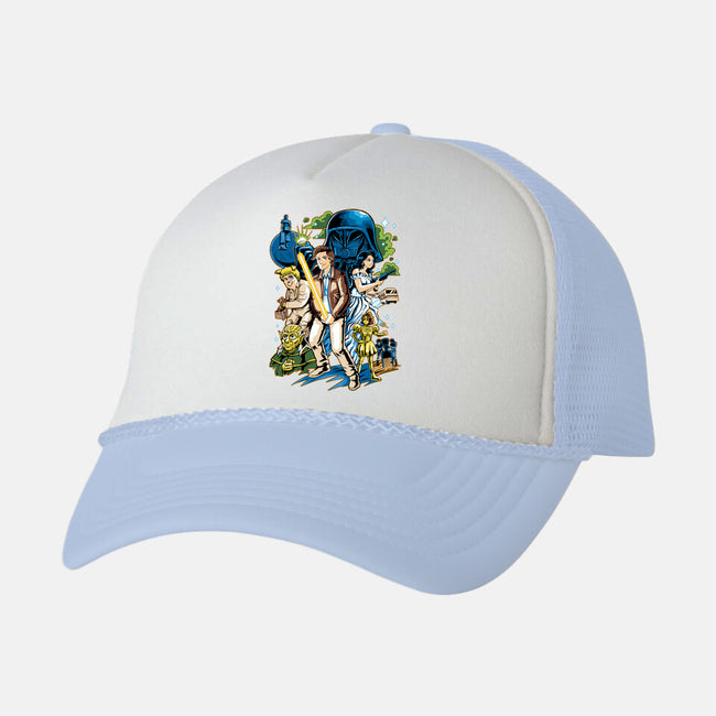 Crazy Space-unisex trucker hat-Andriu