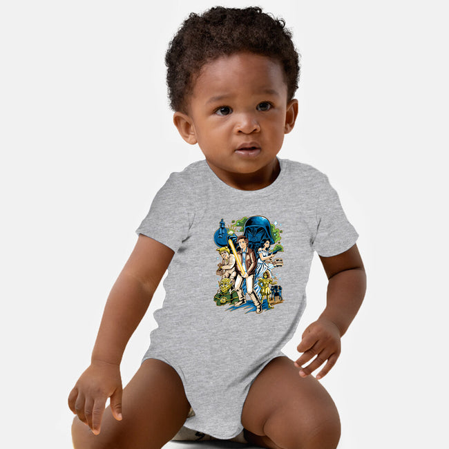 Crazy Space-baby basic onesie-Andriu