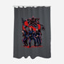 Gorgonbusters-none polyester shower curtain-zascanauta