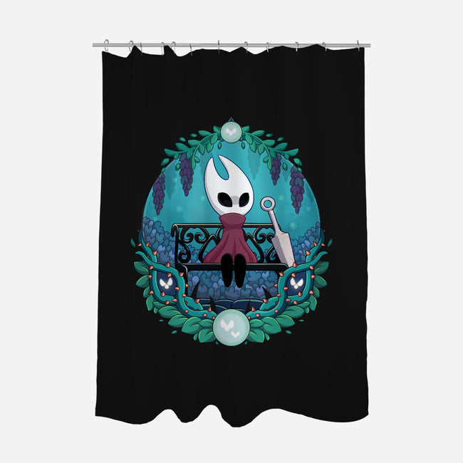 The Princess Protector-none polyester shower curtain-Zaia Bloom