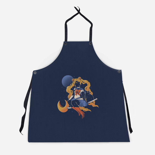 Cosmic Sailor-unisex kitchen apron-eduely
