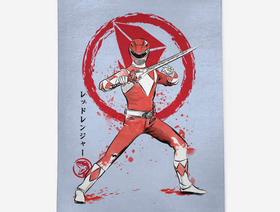 Red Ranger Sumi-e