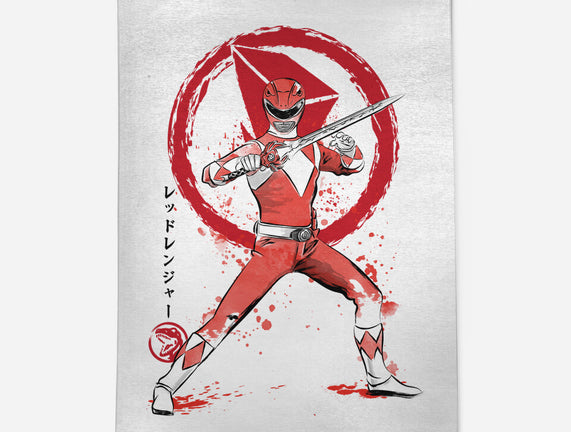 Red Ranger Sumi-e