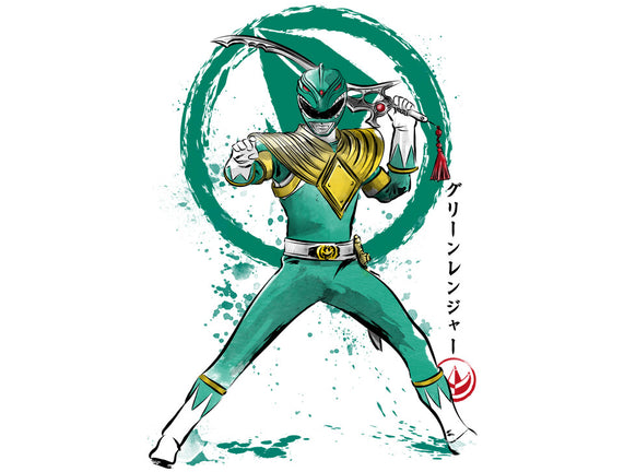 Green Ranger Sumi-e