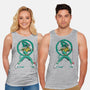 Green Ranger Sumi-e-unisex basic tank-DrMonekers