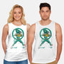 Green Ranger Sumi-e-unisex basic tank-DrMonekers