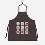 Robotic Emojis-unisex kitchen apron-paulagarcia
