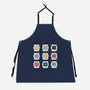 Robotic Emojis-unisex kitchen apron-paulagarcia