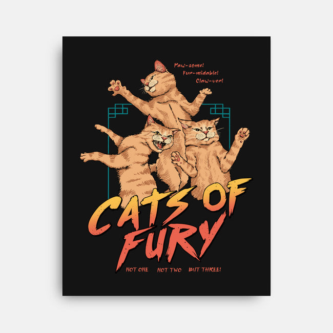 Cats Of Fury-none stretched canvas-vp021