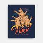 Cats Of Fury-none stretched canvas-vp021