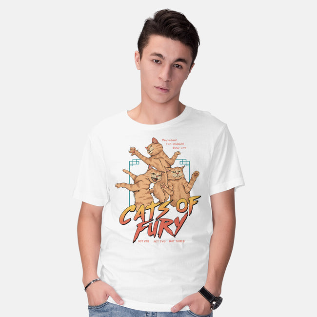 Cats Of Fury-mens basic tee-vp021