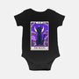 Moon Cat Tarot-baby basic onesie-Conjura Geek