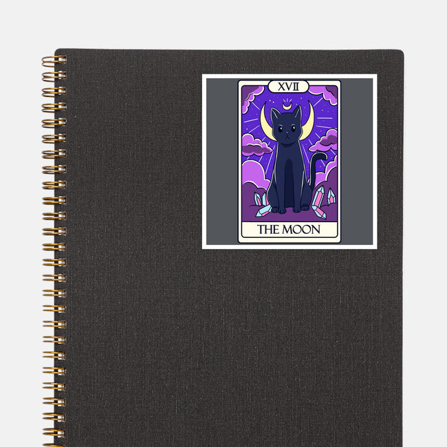 Moon Cat Tarot-none glossy sticker-Conjura Geek