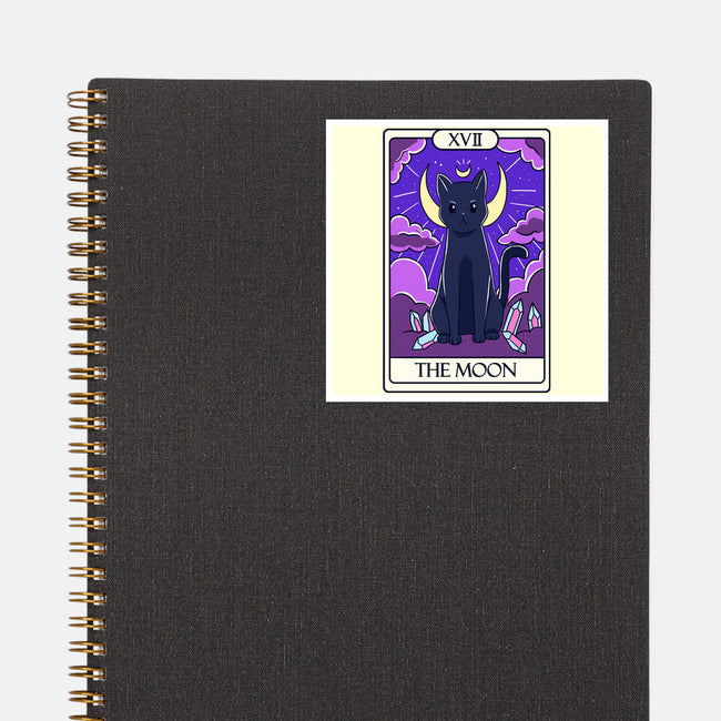 Moon Cat Tarot-none glossy sticker-Conjura Geek