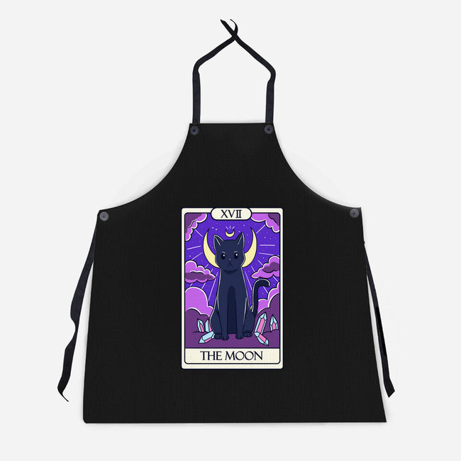 Moon Cat Tarot-unisex kitchen apron-Conjura Geek