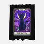 Moon Cat Tarot-none polyester shower curtain-Conjura Geek