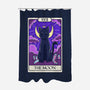Moon Cat Tarot-none polyester shower curtain-Conjura Geek