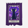 Moon Cat Tarot-none polyester shower curtain-Conjura Geek