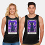 Moon Cat Tarot-unisex basic tank-Conjura Geek