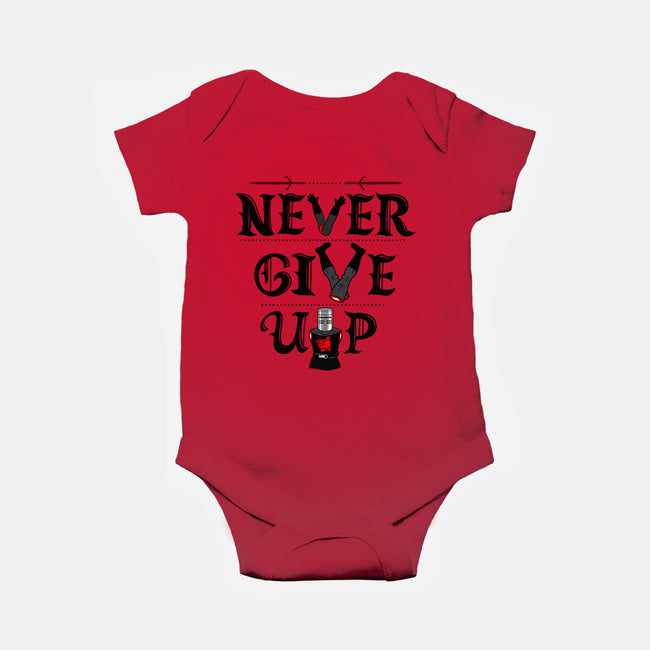 Knights Never Give Up-baby basic onesie-Boggs Nicolas