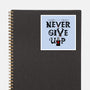 Knights Never Give Up-none glossy sticker-Boggs Nicolas