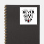 Knights Never Give Up-none glossy sticker-Boggs Nicolas