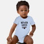 Knights Never Give Up-baby basic onesie-Boggs Nicolas