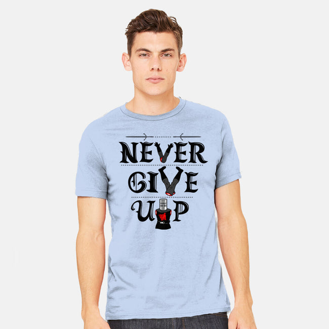 Knights Never Give Up-mens heavyweight tee-Boggs Nicolas