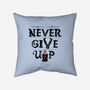 Knights Never Give Up-none removable cover w insert throw pillow-Boggs Nicolas