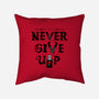 Knights Never Give Up-none removable cover w insert throw pillow-Boggs Nicolas