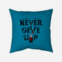 Knights Never Give Up-none removable cover w insert throw pillow-Boggs Nicolas