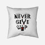 Knights Never Give Up-none removable cover w insert throw pillow-Boggs Nicolas