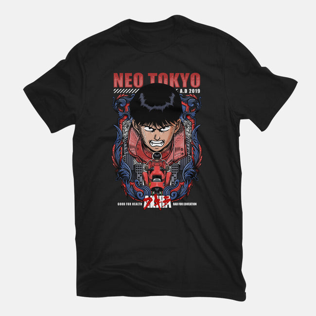 Vintage Kaneda-youth basic tee-Verydude Shirt