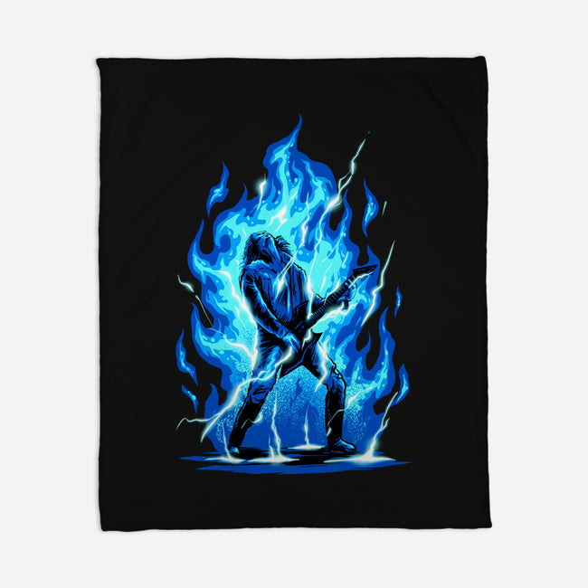 Shocking Guitar-none fleece blanket-spoilerinc